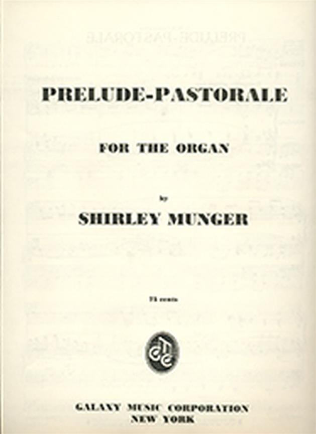 Prelude-Pastorale