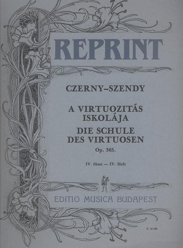Czerny: School of the Virtuoso 4 Op. 365