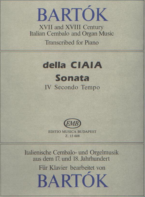 Ciaia: Sonata in sol maggiore 4
