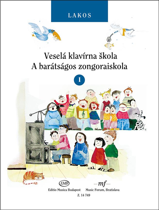 Lakos: Veselá klavírna skola 1