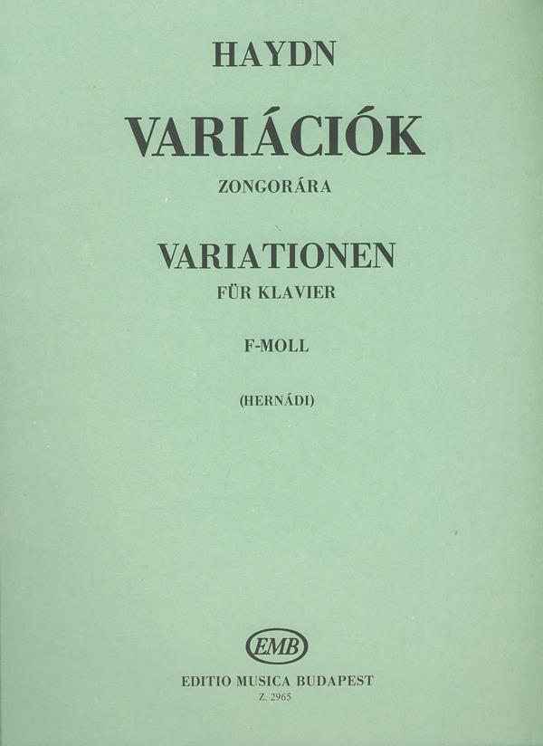Haydn: Variations in F minor