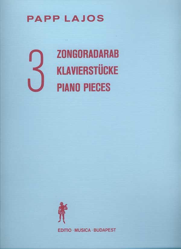 Papp: Three Piano Pieces
