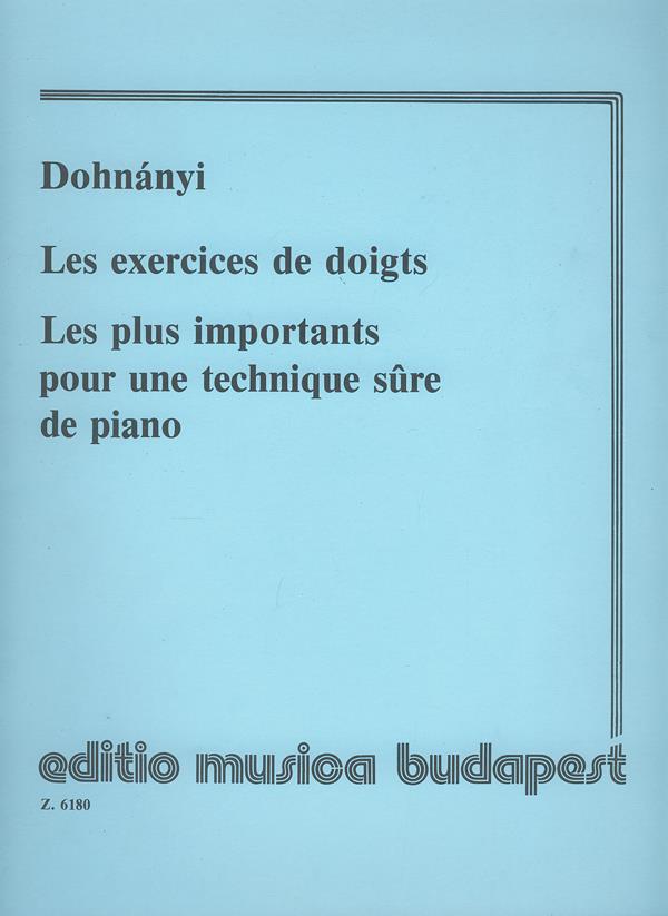 Dohnányi: Les exercices de Doigts