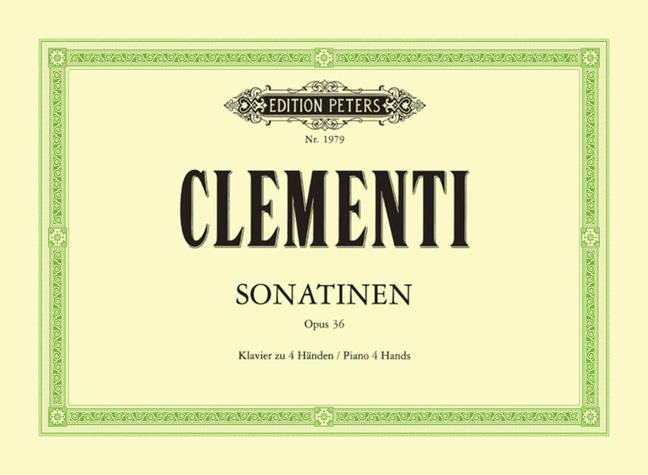 Muzio Clementi: Sonatinen op. 36 (Peters)