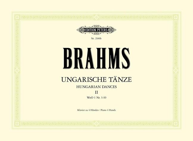 Brahms: Ungarische Tänze – Hongaarse Dansen Band 2