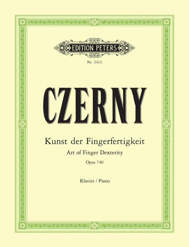 Carl Czerny: Kunst der Fingerfuertigkeit Op. 740
