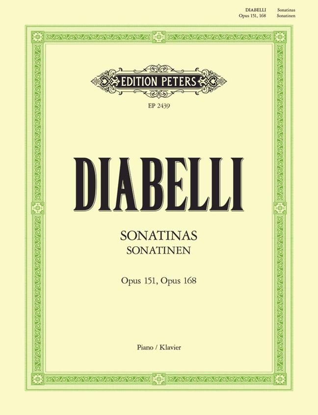 Diabelli: Sonatinen fur Klavier Opus  151 / 168