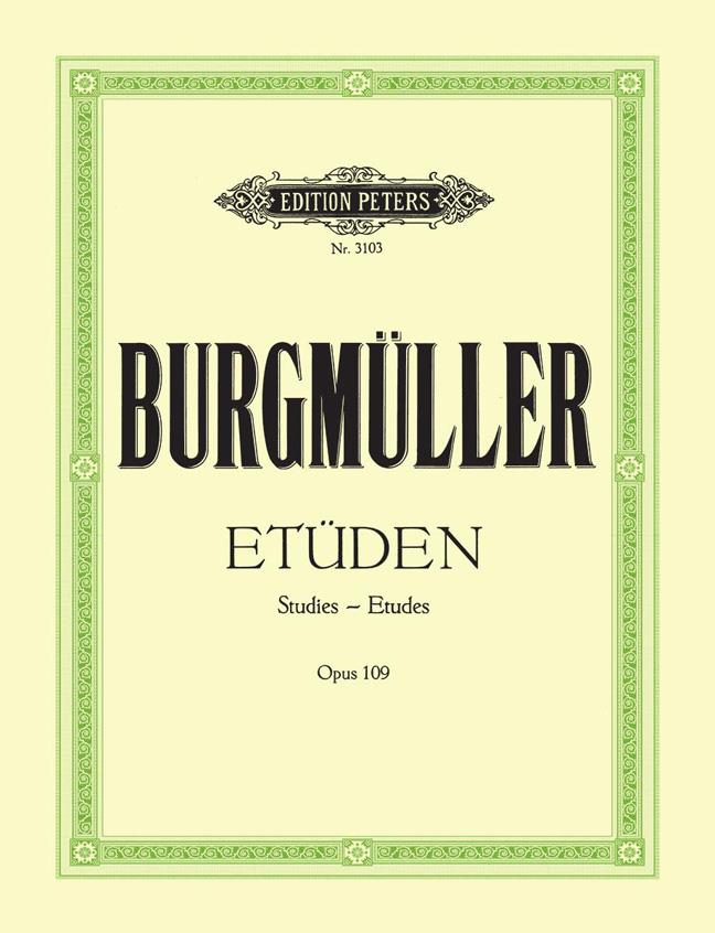Frederich Burgmuller: Etudes Opus 109