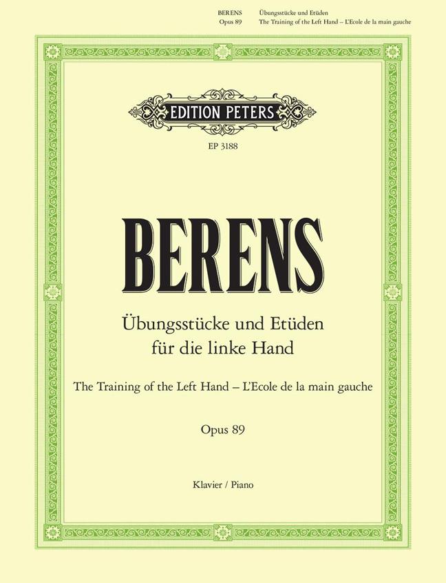 Hermann Berens: Pflege Linken Hand Op.89