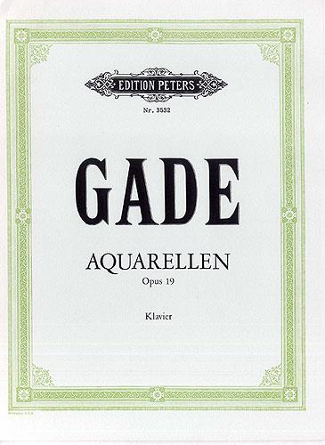N. Gade: Aquarellen Op. 19