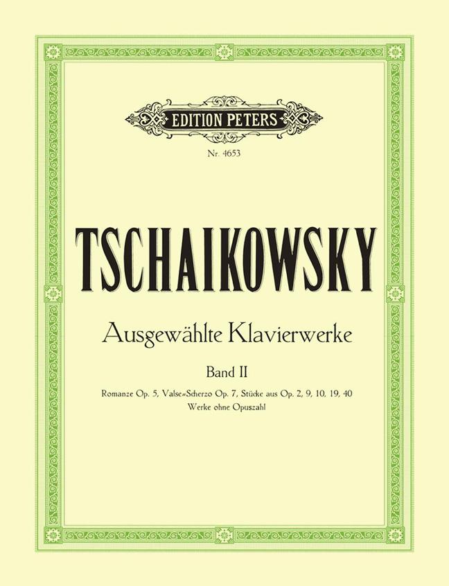 Tchaikovsky: Klavierwerke 2