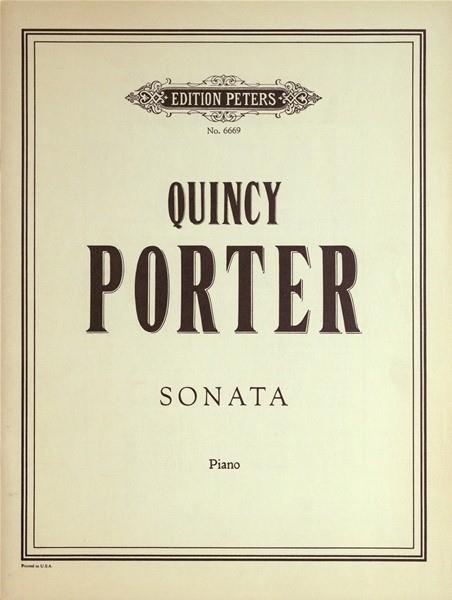 Quincy Porter: Sonata