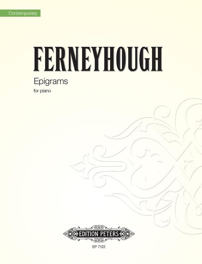 Brian fuerneyhough: Epigrams