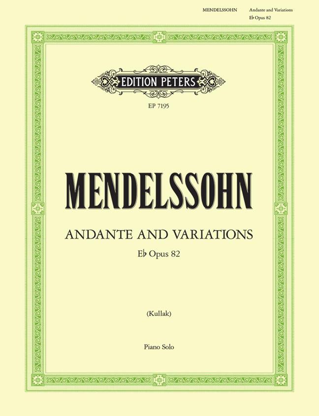 Andante and Variations in E flat Op.82