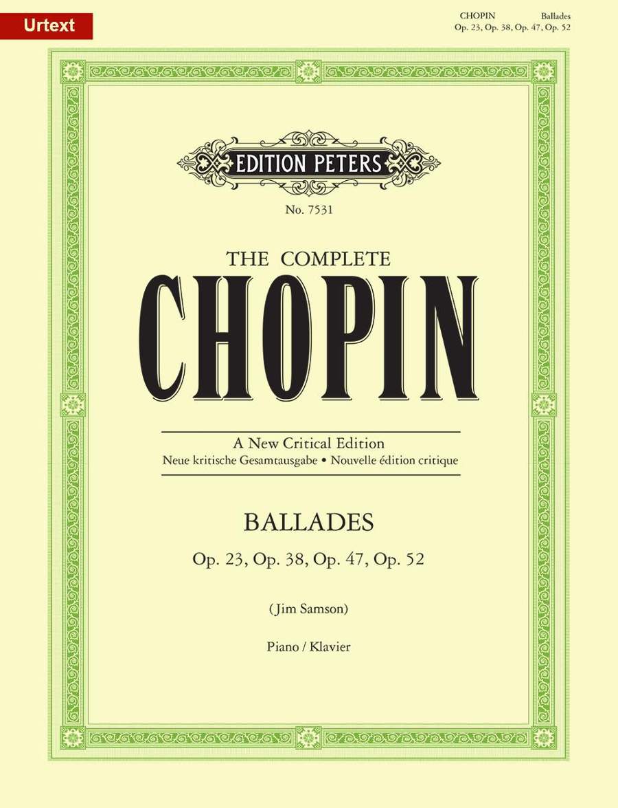 Chopin: Balladen op. 23, 38, 47, 52