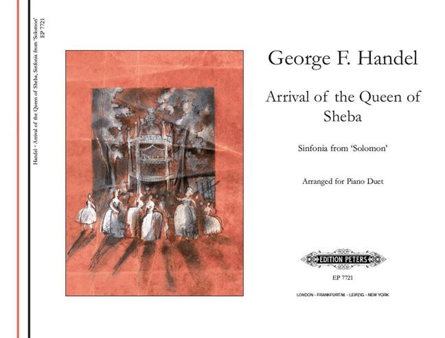 Handel: Arrival Of The Queen Of Sheba (Piano 4-handig)