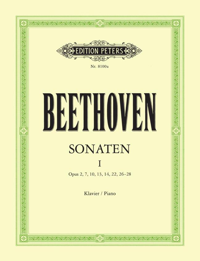 Beethoven: Piano Sonatas 1 Klaviersonaten 1 (Peters)