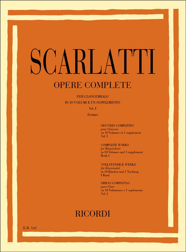 Scarlatti: Sonatas Vol.1: L1-L50 (Opere complete)