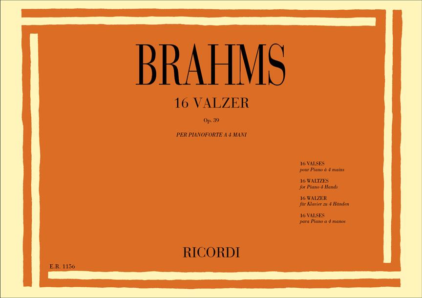 Brahms: 16 Valzer Op. 39
