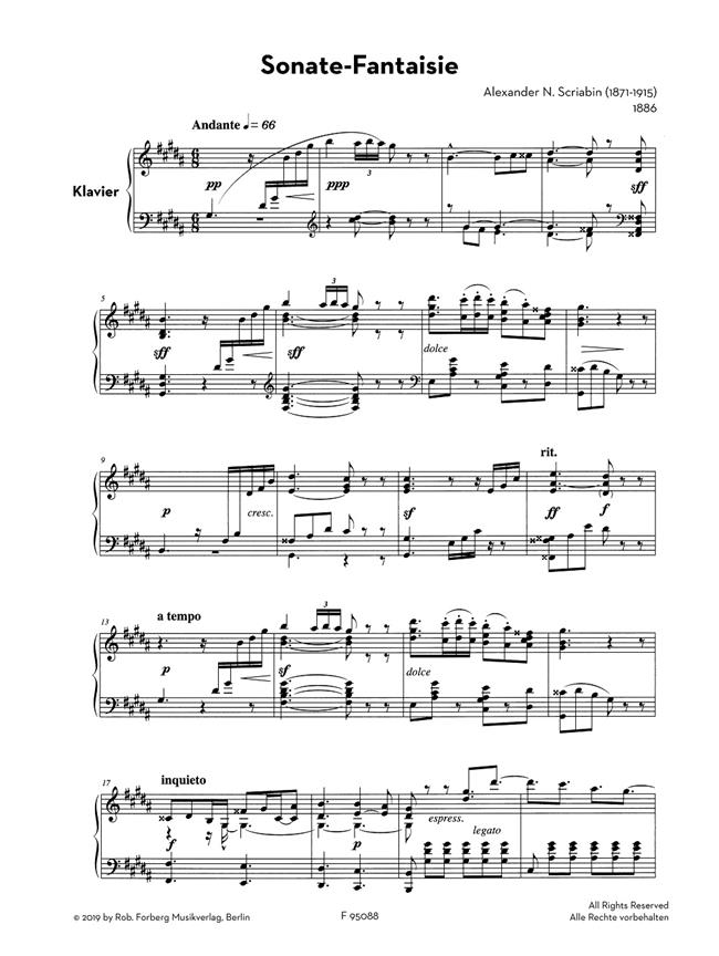 Scriabin: Selected Piano Pieces - Afbeelding 3