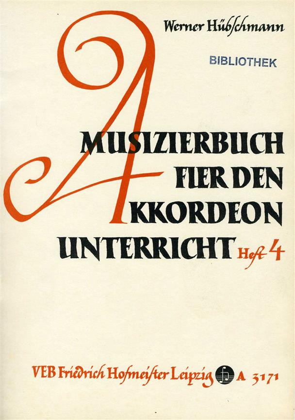 Musizierbuch Für Den Akkordeonunterricht – Band 4