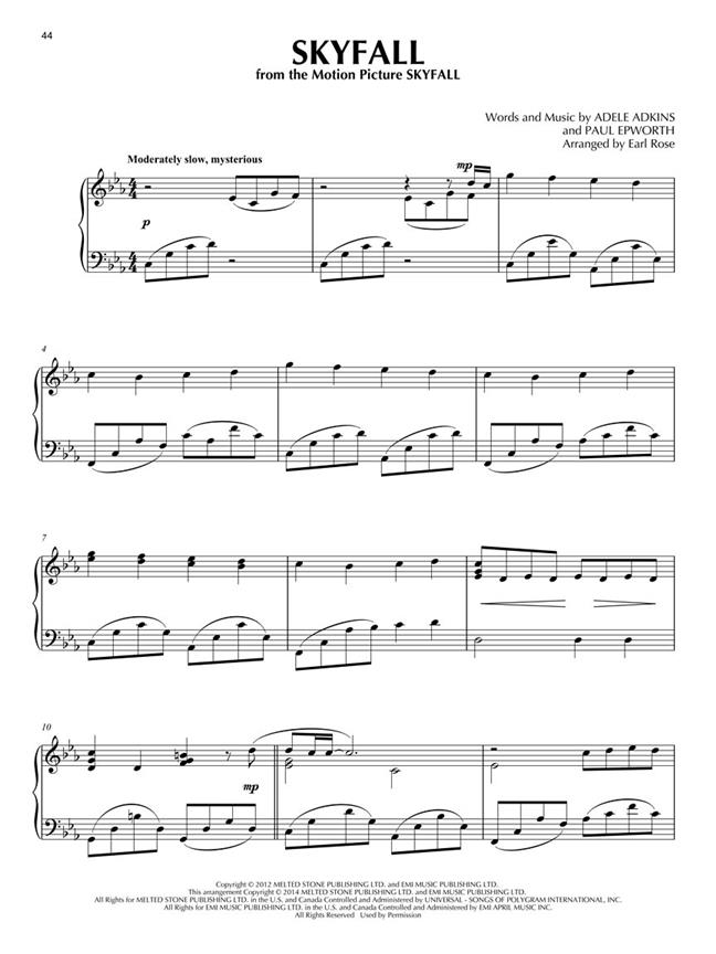 Popular Songs for Piano Solo – 14 Stylish Arr.