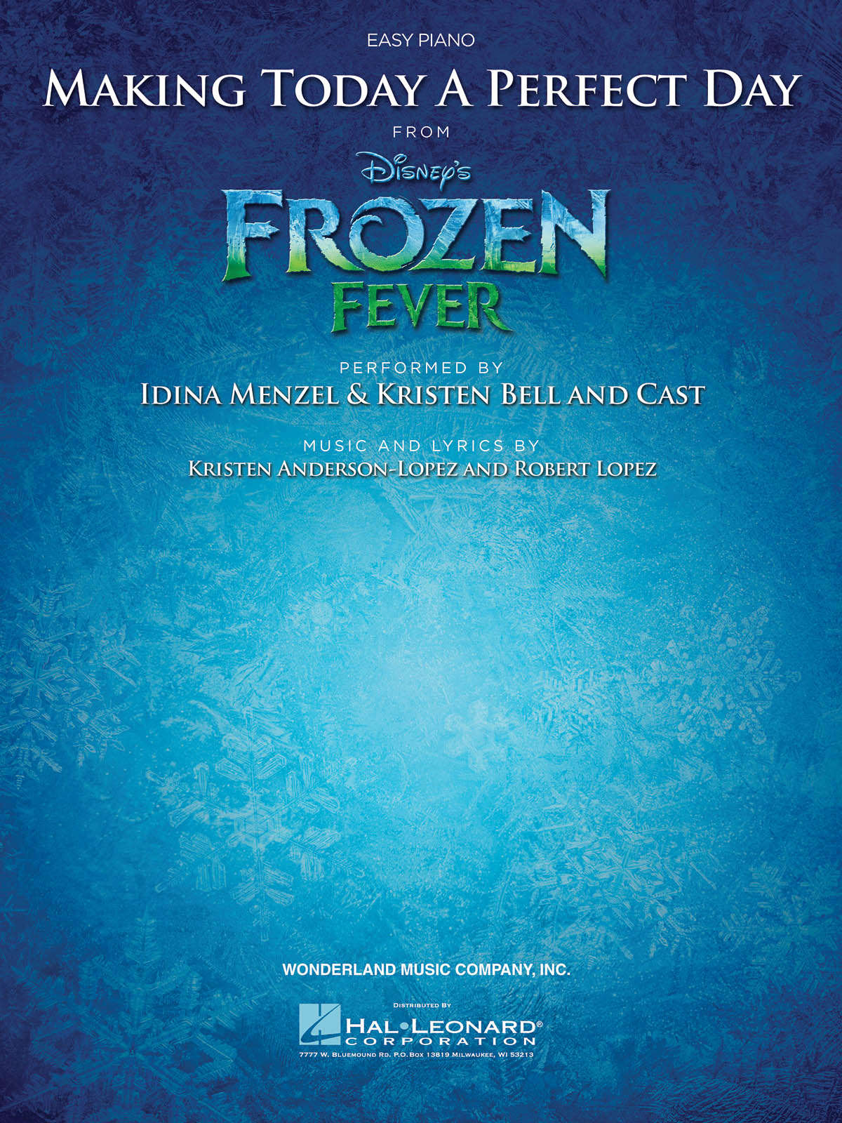 Making Today A Perfect Day (From Frozen Fever) Easy Piano