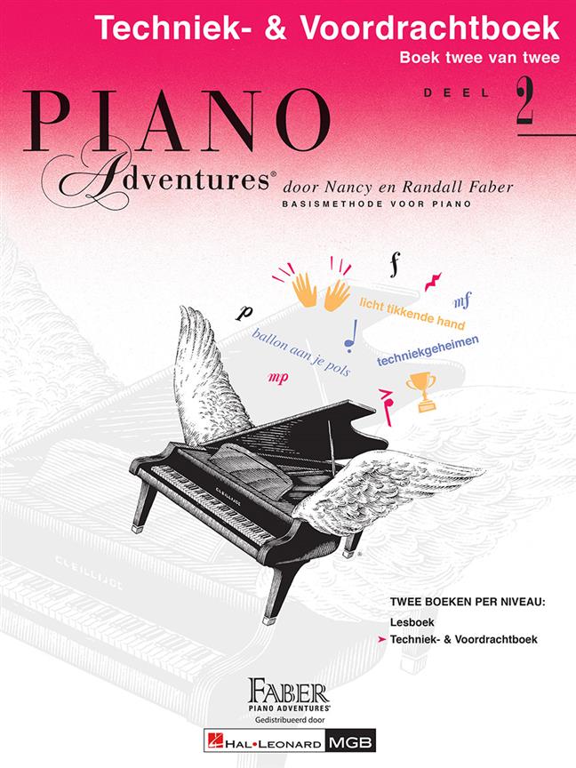 Faber Piano Adventures Boek 2 van 2 Deel 2 Techniek- & Voordrachtboek