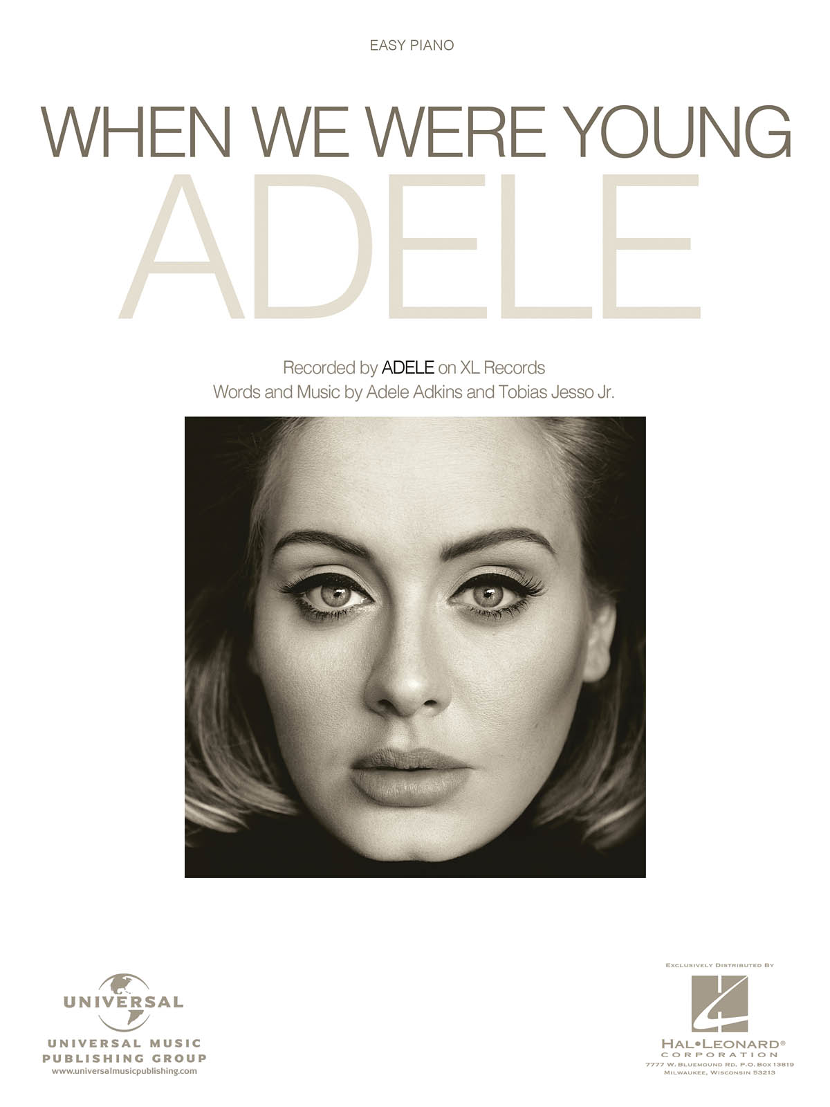 Adele: When We Were Young (Easy Piano)