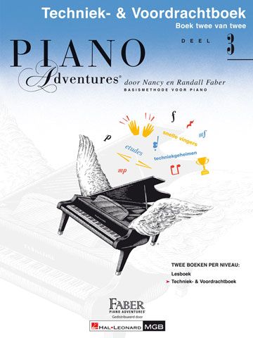 Faber Piano Adventures Boek 2  Deel 3 Techniek- & Voordrachtboek