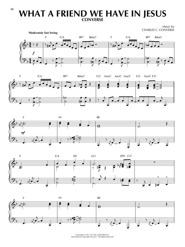 Jazz Piano Solos Series Volume 46: Hymns