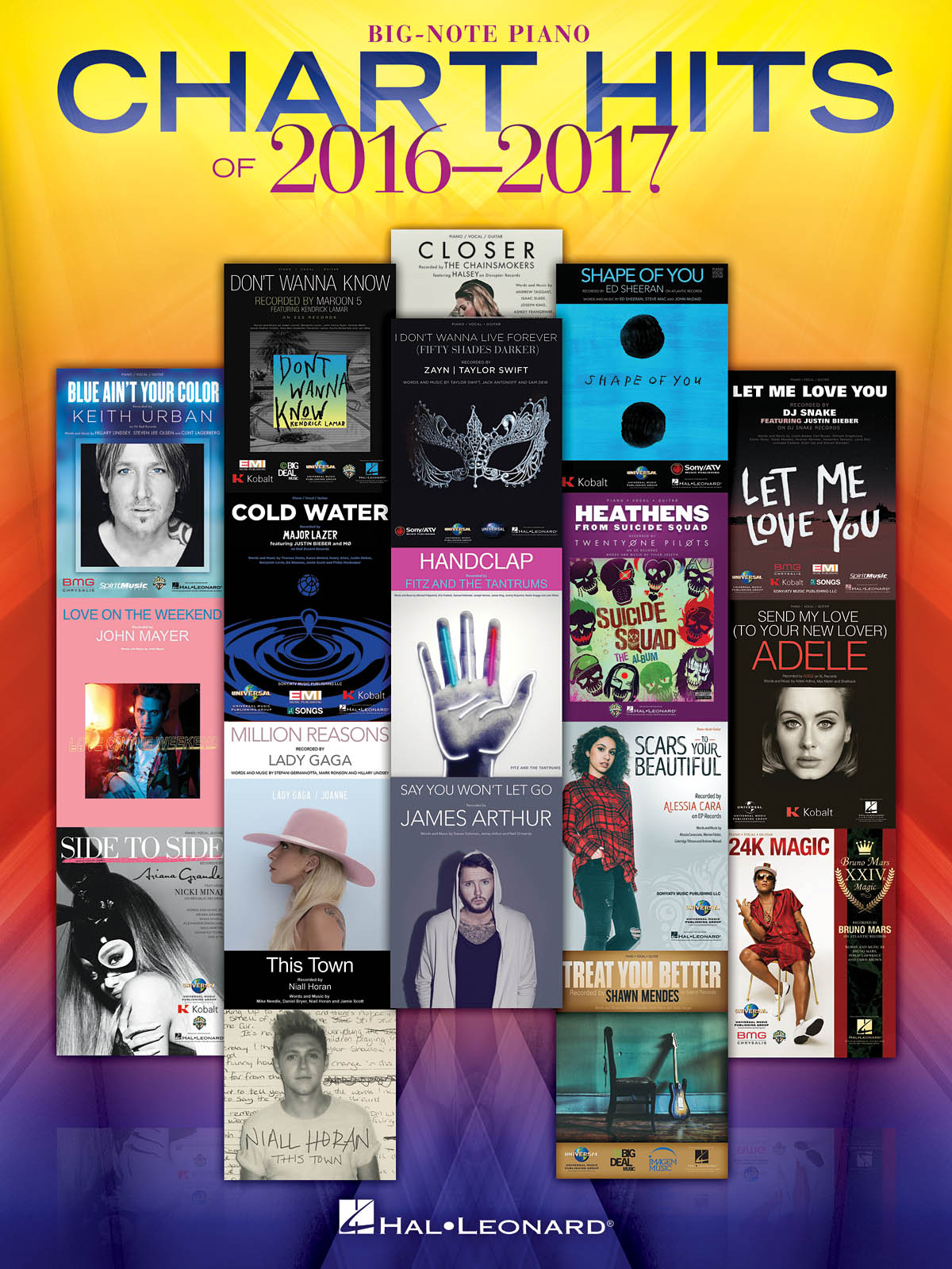 Big Note Songbook: Chart Hits of 2016-2017