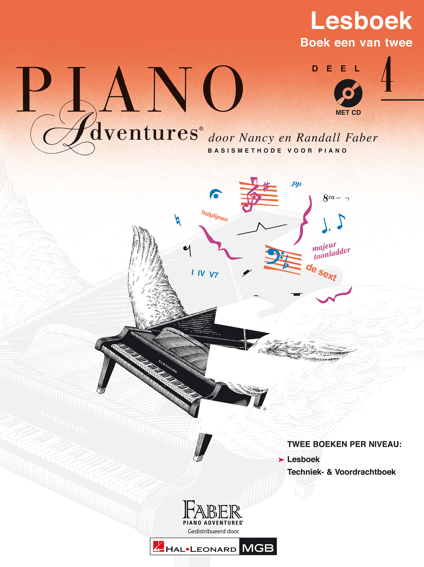 Faber Piano Adventures Lesboek 4 (Plus CD)
