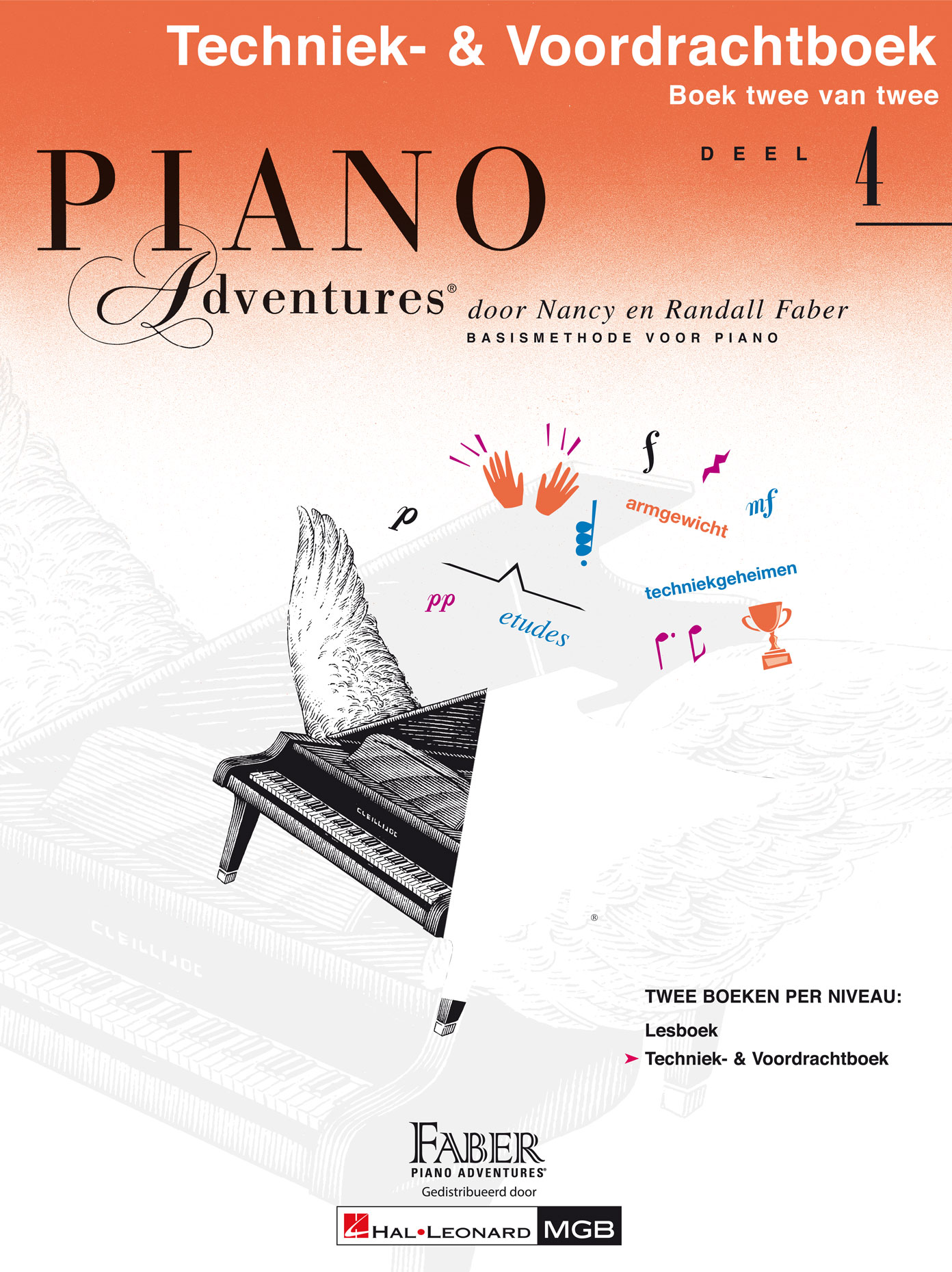 Faber Piano Adventures <b>Techniek</b> & Voordrachtboek 4