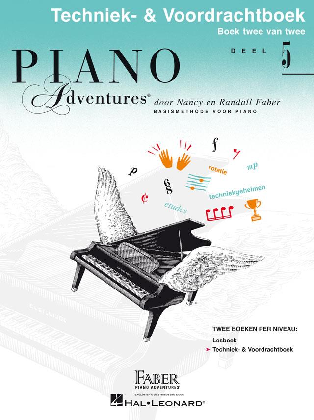 Faber Piano Adventures: <b>Techniek</b> en Voordrachtboek 5