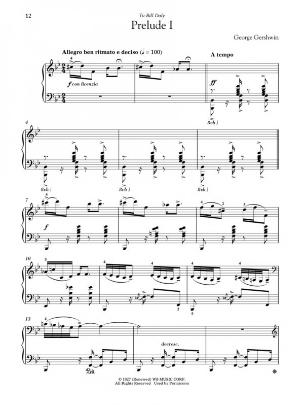 George Gershwin: Three Preludes for Piano - Afbeelding 4