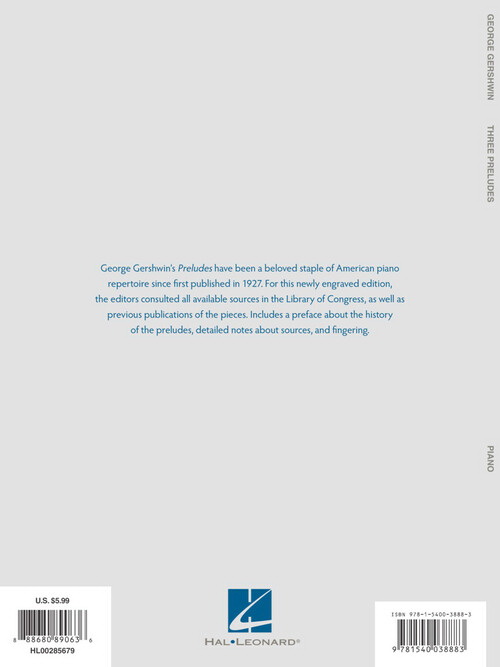 George Gershwin: Three Preludes for Piano - Afbeelding 5