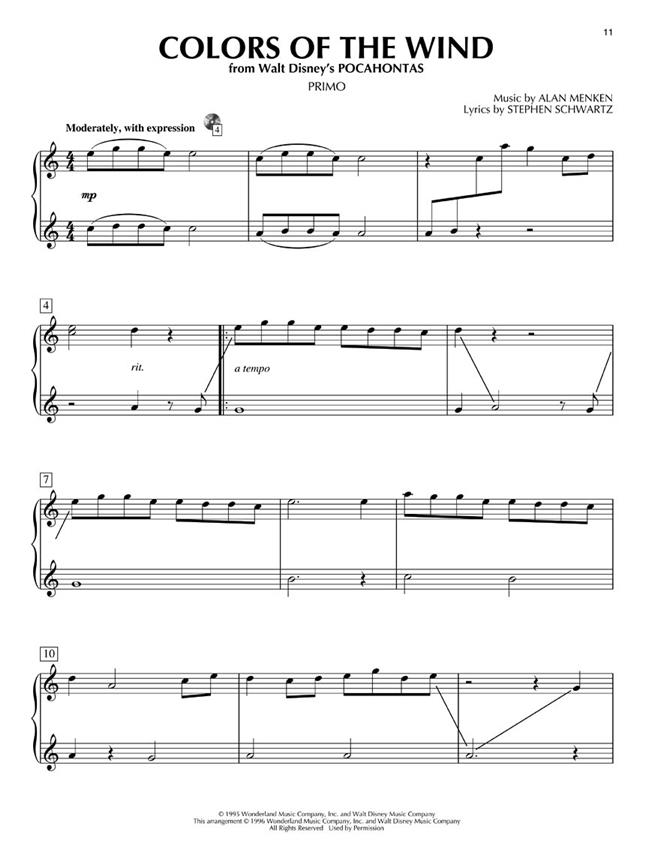 Piano Duet Play-Along Volume 6: Disney Songs