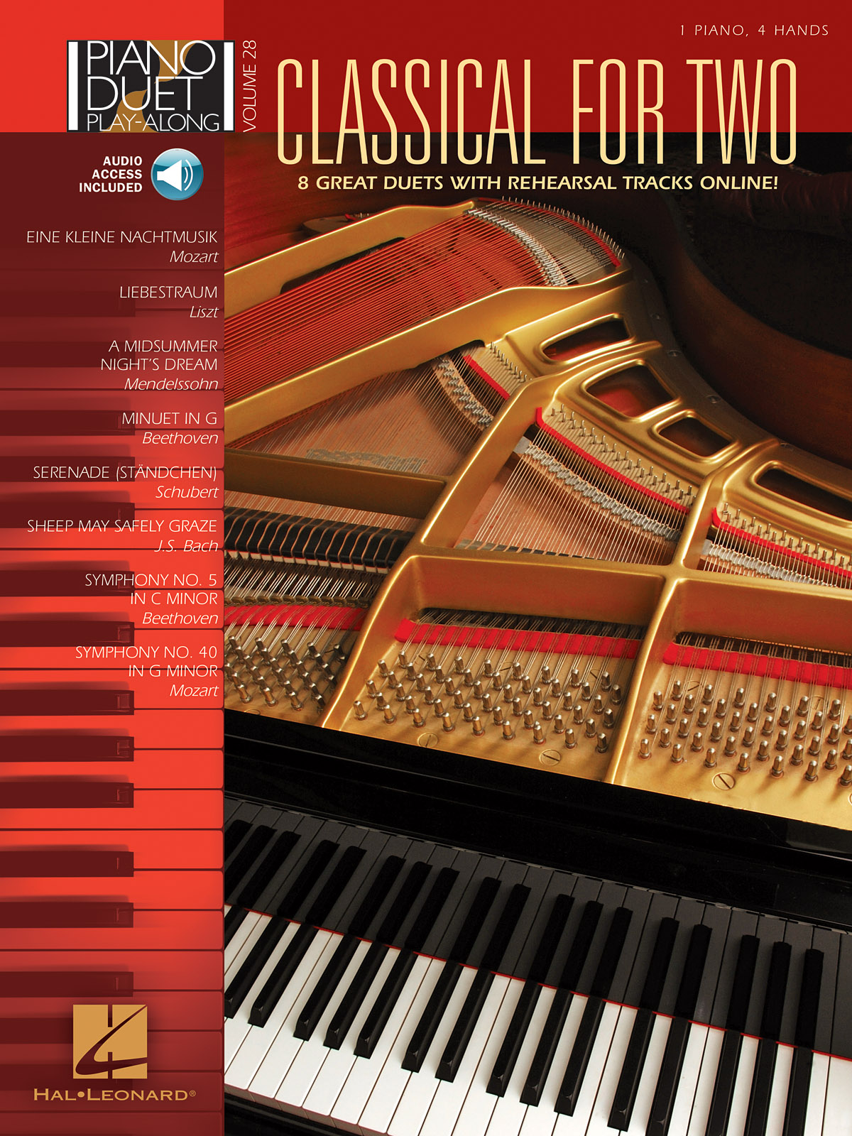 Piano Duet Play-Along Volume 28: Classical for two