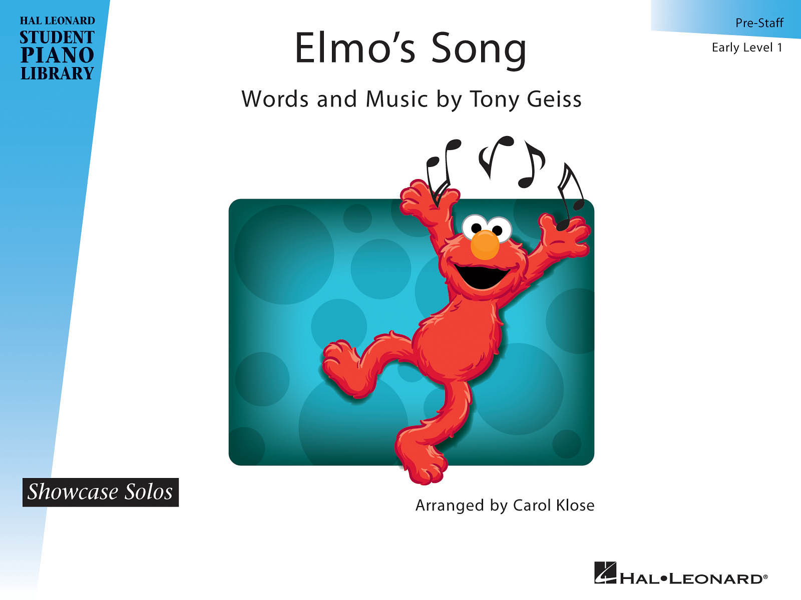 Elmo’s Song(Hal Leonard Student Piano Library Showcase Solos Pre-Staff – Early Level 1)