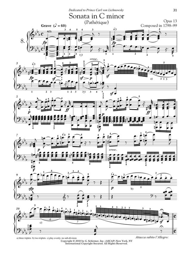 Beethoven: Five Favorite Piano Sonatas