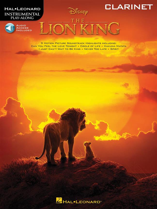 Instrumental Play-Along  The Lion King  (Clarinet)