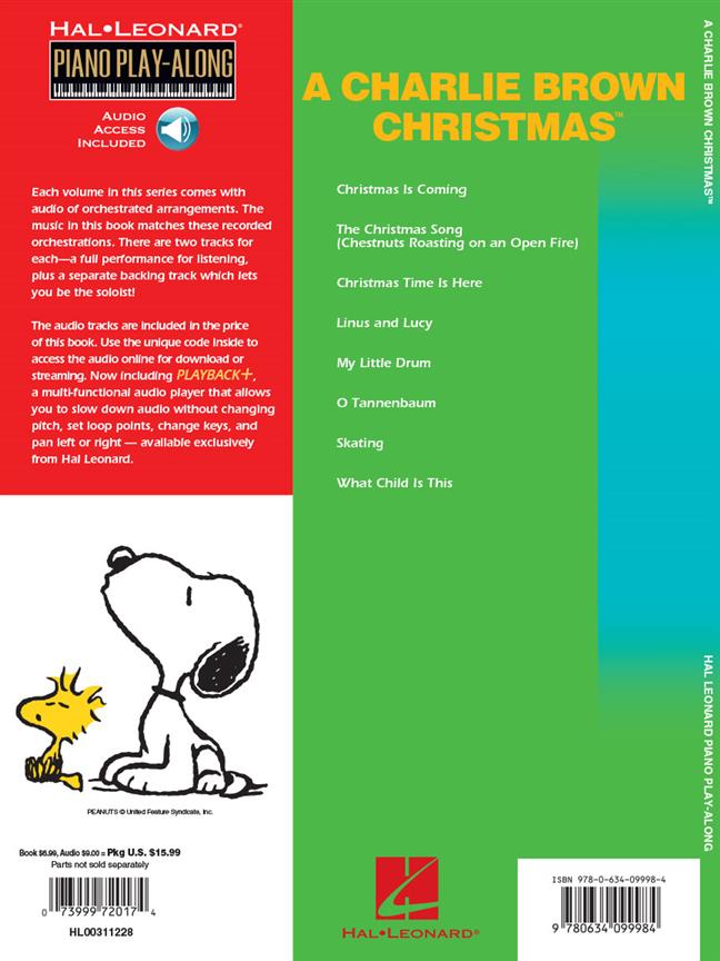 Piano Play-Along Volume 34: Charlie Brown Christmas