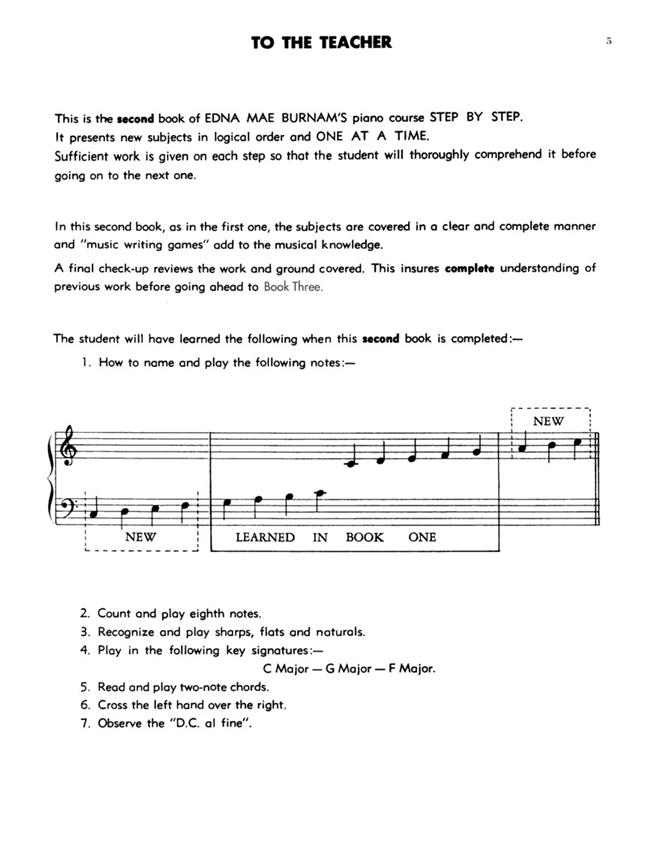 Step By Step Piano Course - Book 2 - Afbeelding 4