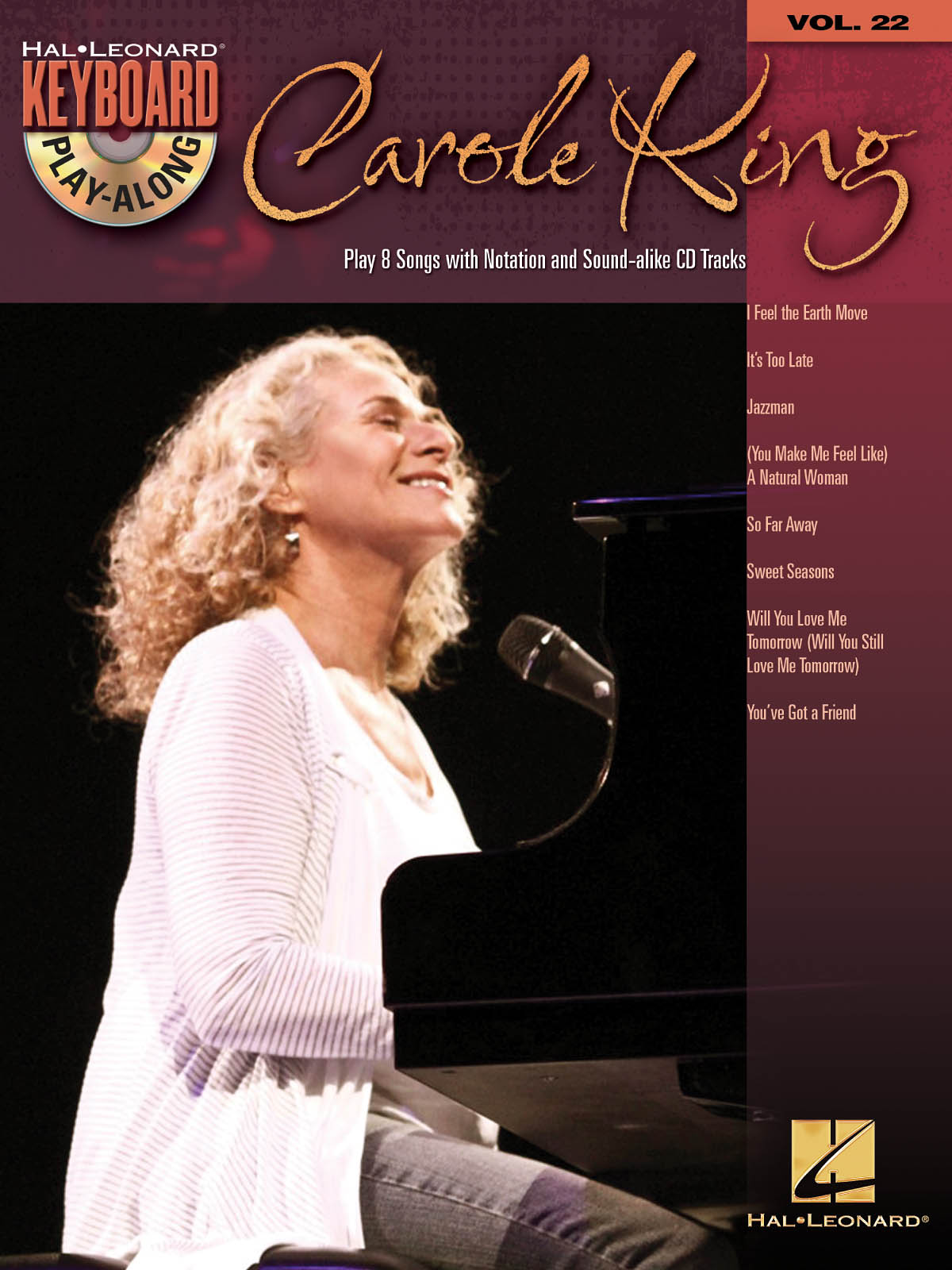 Keyboard Play-Along Volume 22: Carole King