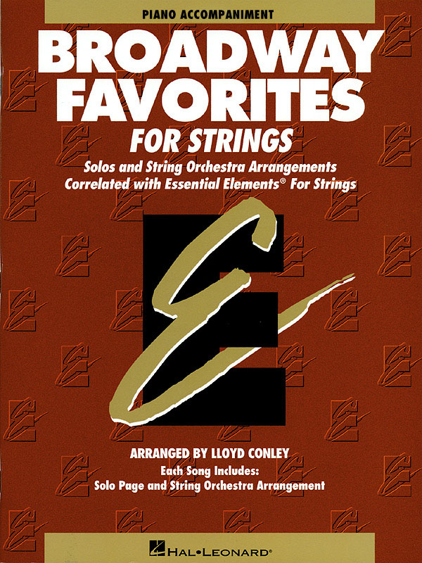 Essential Elements Broadway Favorites For Strings (Piano)