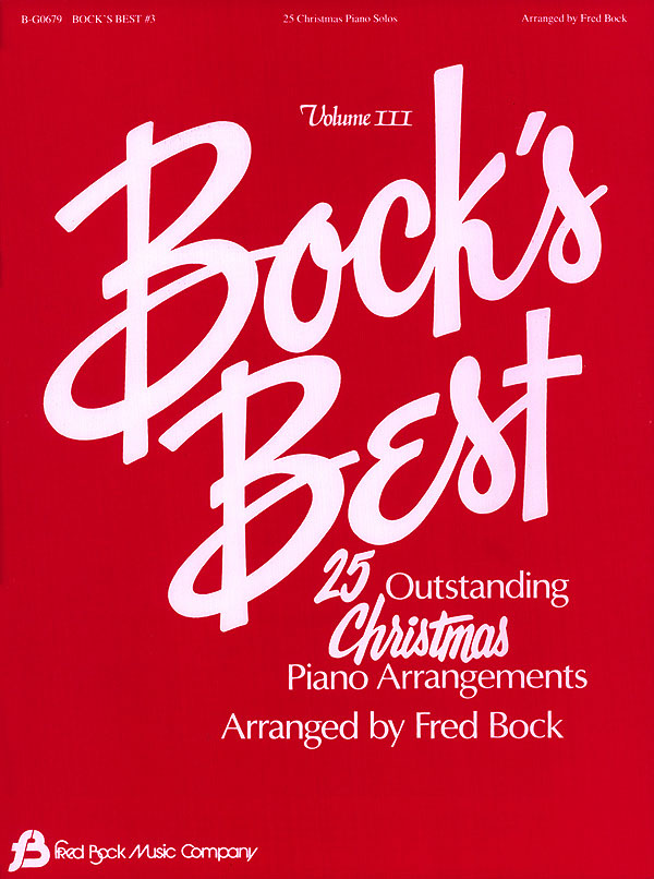 Bock´s Best Vol 3 25 Christmas Piano Solos