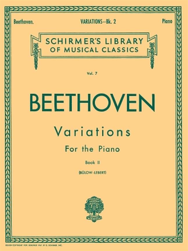 Beethoven: Variations Book 2