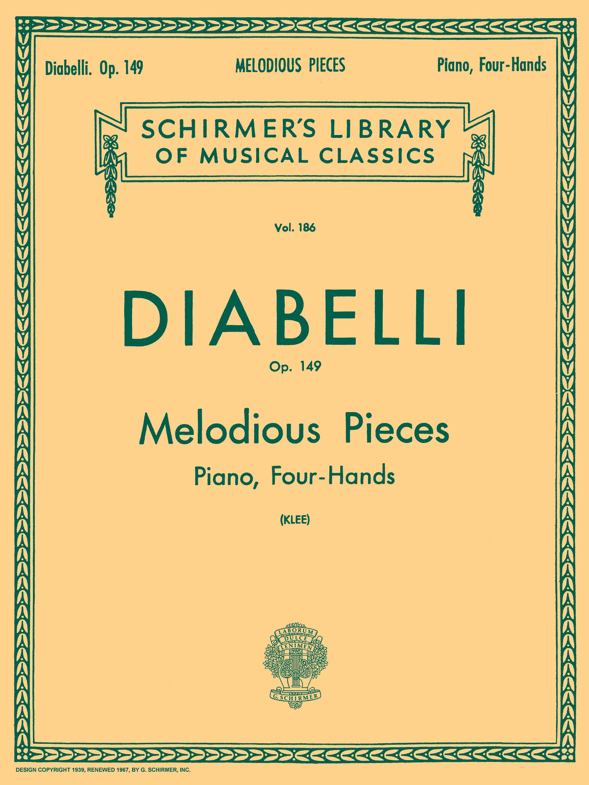 Anton Diabelli: Melodious Pieces On Five Notes Op.149