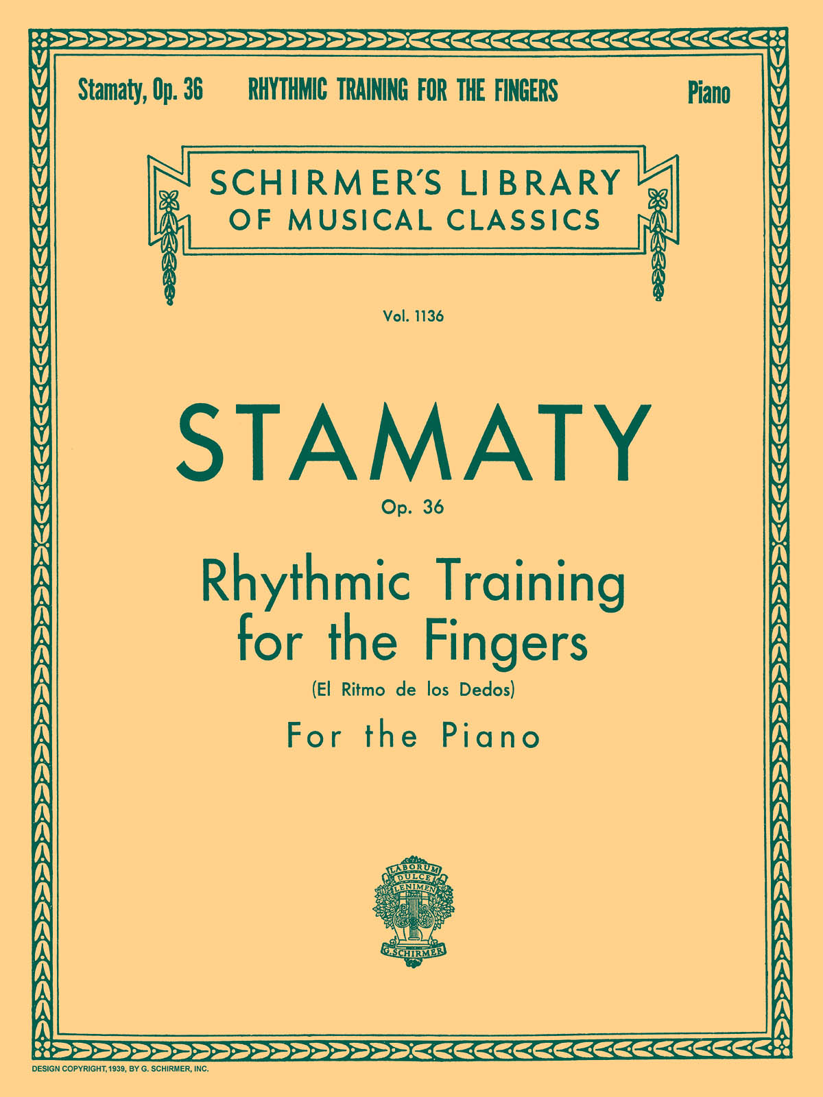 Camille-Marie Stamaty: Rhythmic Training For The Fingers, Op. 36